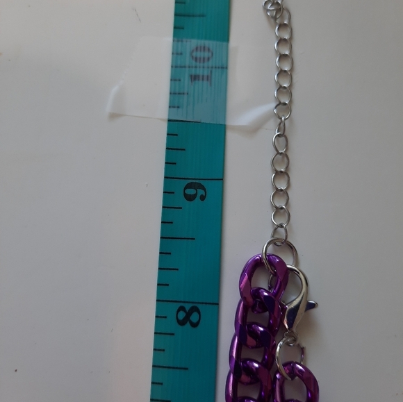 New Elegant Purple Chain Necklace - Picture 6 of 6